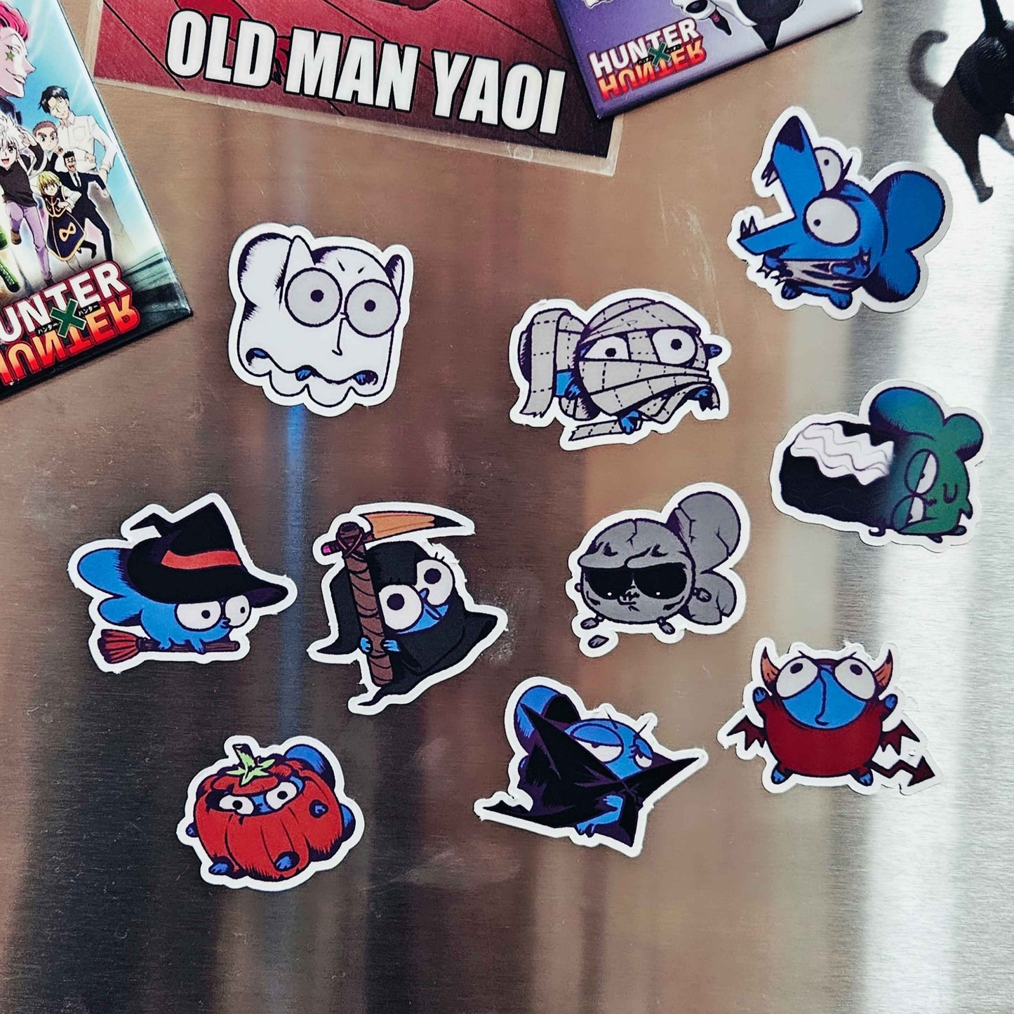 SPOOKY BONES magnet full set